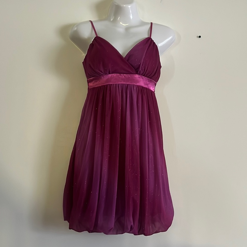 Ruby Rox glittery bubble dress